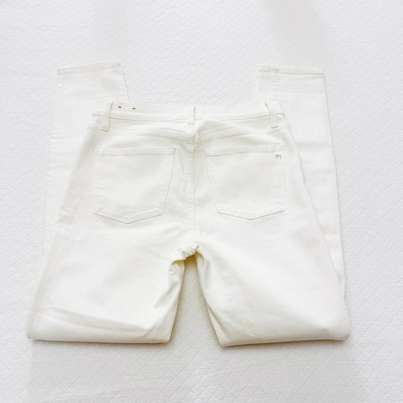 Madewell High Riser Skinny Cream Skinny Jeans Style C1741 SZ26 - Picture 7 of 9